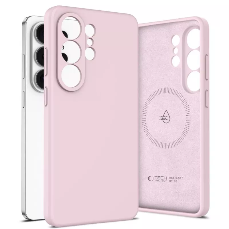 Tech-Protect Silicone MagSafe cover per Samsung Galaxy S26 Ultra rosa perla