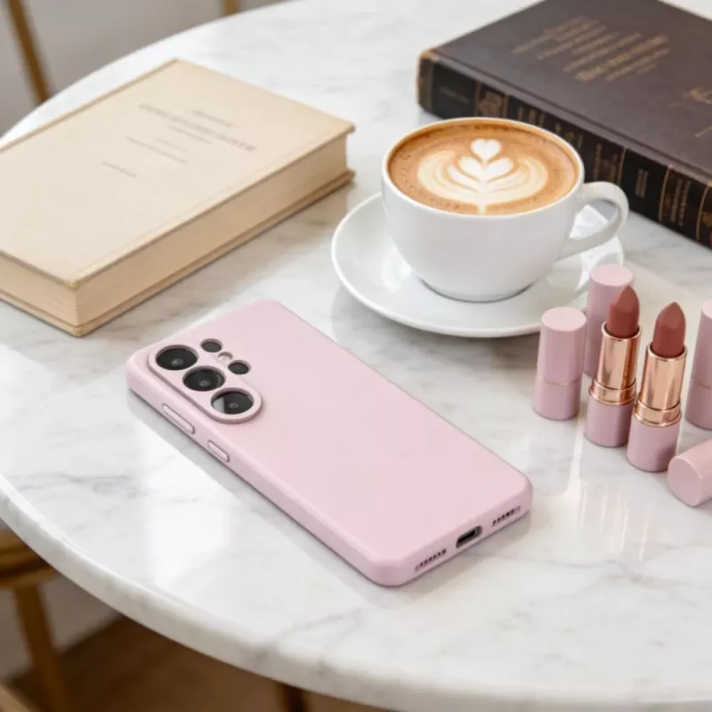 Tech-Protect Silicone MagSafe cover per Samsung Galaxy S26 Ultra rosa perla