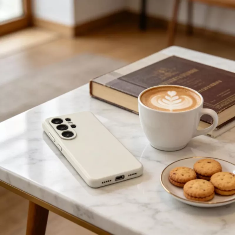 Tech-Protect Silicone MagSafe cover per Samsung Galaxy S26 Ultra - Cosmic Latte