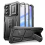 TECH-PROTECT KEVLAR CAM+ 2-SET Galaxy A57 5G Nero Custodia Protettiva