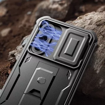 TECH-PROTECT KEVLAR CAM+ 2-SET Galaxy A57 5G Nero Custodia Protettiva