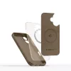Tech-Protect Silicone Custodia MagSafe per Apple iPhone 16E / 17E - Marrone Cioccolato