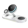 TECH-PROTECT A51 ARCTICBOOST Ricarica Wireless Magnetica MagSafe 3 in 1 25W Qi2.2 Bianco