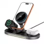 TECH-PROTECT A51 ARCTICBOOST Ricarica Wireless Magnetica MagSafe 3 in 1 25W Qi2.2 Nero