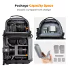 K&F Concept Sling Camera Bag 10L Crossbody DSLR Camera Bag nero KF13.176