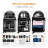 K&F Concept Sling Camera Bag 10L Crossbody DSLR Camera Bag nero KF13.176