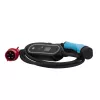 Akyga AK-EC-22 caricabatterie EV mobile, Type 2, spina CEE 5 poli, trifase, 32 A, 22 kW, LCD, 5 m