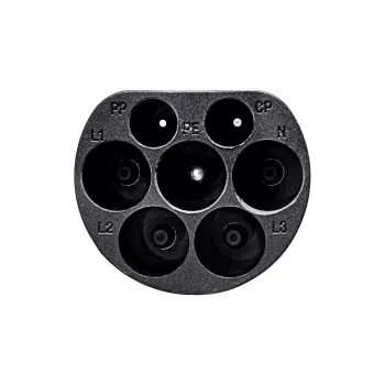 Akyga AK-SC-E16 Connettore di ricarica EV Tipo 2, trifase, 32 A, blu