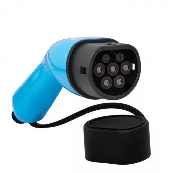 Akyga AK-SC-E17 Presa di ricarica EV Tipo 2 (femmina), trifase, 32 A, blu