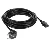 Akyga AK-PC-05S cavo di alimentazione, CEE 7/7 su IEC C13, rame 3 x 1,5 mm², 5 m, nero