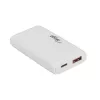 Akyga AK-CH-31 caricabatterie USB GaN piatto 65 W, USB-C PD + USB-A, bianco