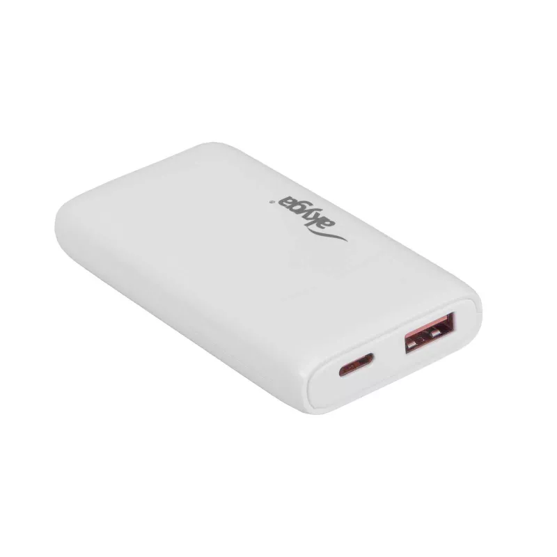 Akyga AK-CH-31 caricabatterie USB GaN piatto 65 W, USB-C PD + USB-A, bianco