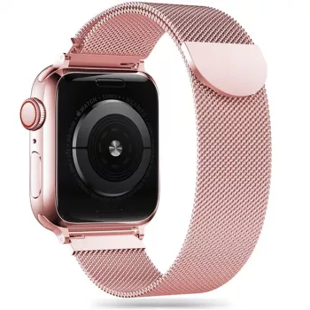 TECH-PROTECT cinturino Milanese Loop per Apple Watch 4 / 5 / 6 / 7 / 8 / 9 / SE (38 / 40 / 41 mm) oro rosa