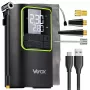 VAYOX VA0409 pompa ad aria ricaricabile 4000mAh cilindro 19mm gonfiatore digitale per pneumatici