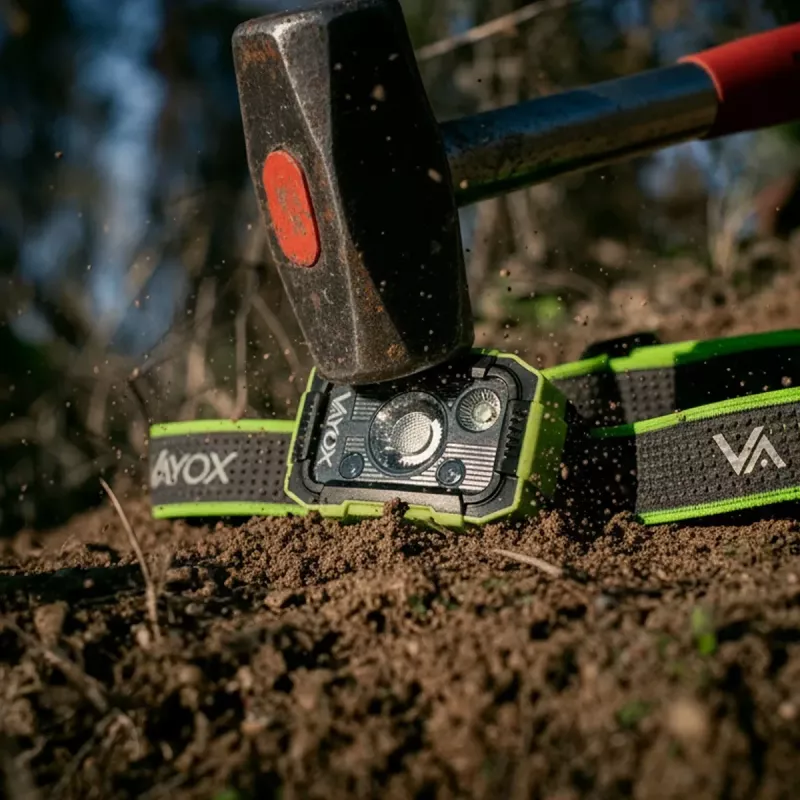 VAYOX DUAL HAMMER 500lm Pro Series lampada frontale ricaricabile VA0415