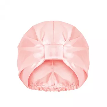 GLOV Satin Hair Bonnet per capelli ricci e acconciati - anti-crespo, riduzione dell'attrito, rosa