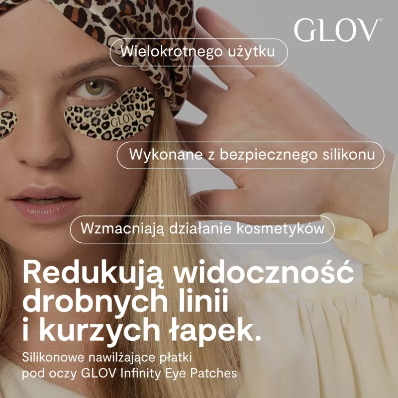 GLOV The Lazy Luxe Duo set con eye pad in silicone riutilizzabili e cuffia da notte in satin