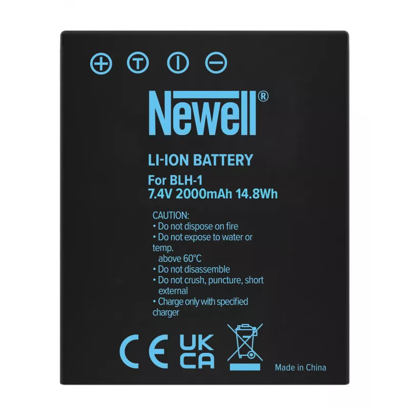 Newell batteria ricaricabile sostitutiva BLH-1 per Olympus
