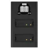 Newell caricabatterie dual-channel DL-USB-C per batterie DMW-BLG10 per Panasonic