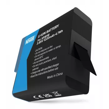 Newell batteria ricaricabile di ricambio SPJB1B per GoPro Hero 8 Black, 1220mAh, 3,85V, Li-Ion
