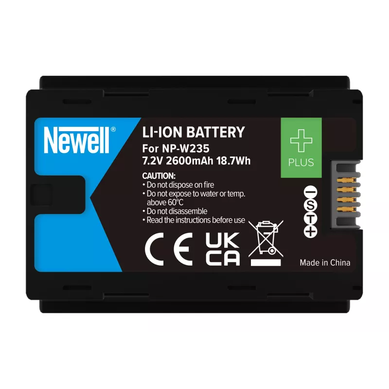Newell Plus batteria NP-W235 sostitutiva per Fujifilm