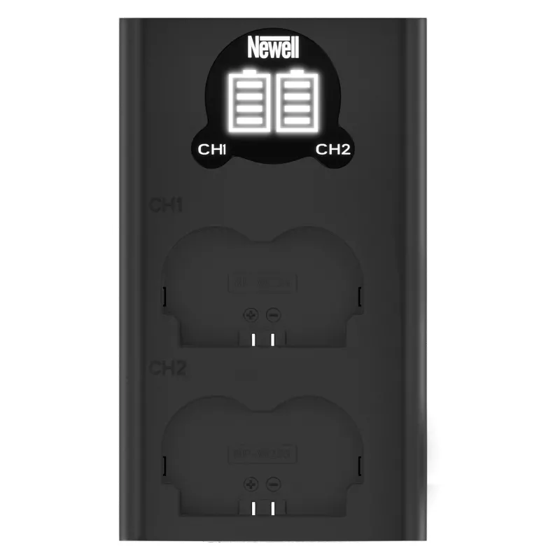 Newell caricabatterie dual-channel DL-USB-C per batterie Fujifilm NP-W235