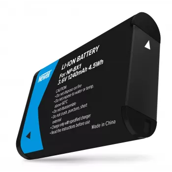 Newell batteria ricaricabile sostitutiva per Sony NP-BX1, 1000mAh, Li-Ion, nero