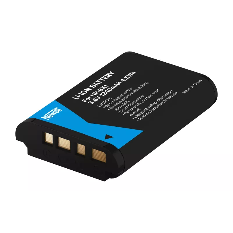Newell batteria ricaricabile sostitutiva per Sony NP-BX1, 1000mAh, Li-Ion, nero