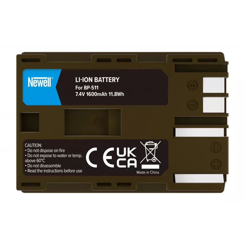 Newell batteria ricaricabile sostitutiva BP-511 per Canon