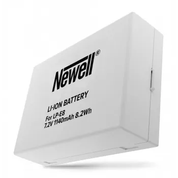 Newell batteria ricaricabile sostitutiva per Canon LP-E8 (1120mAh, 7,4V, Li-Ion)