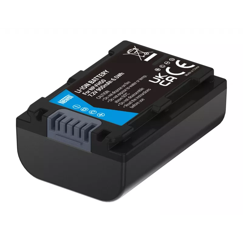 Newell batteria ricaricabile sostitutiva per Sony NP-FH50 (1000mAh, 7,2V, Li-Ion)
