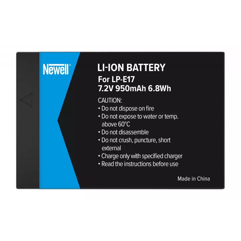 Newell batteria ricaricabile sostitutiva per Canon LP-E17, 1040mAh, 7,2V Li-Ion