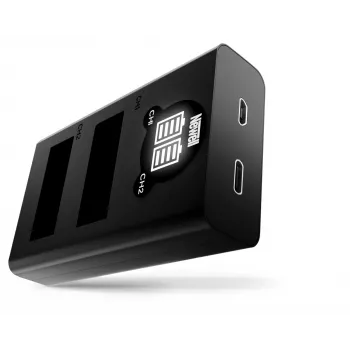Newell caricabatterie USB-C a doppio canale per batterie GoPro AHDBT-901