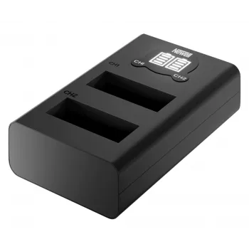 Newell caricabatterie USB-C a doppio canale per batterie GoPro AHDBT-901
