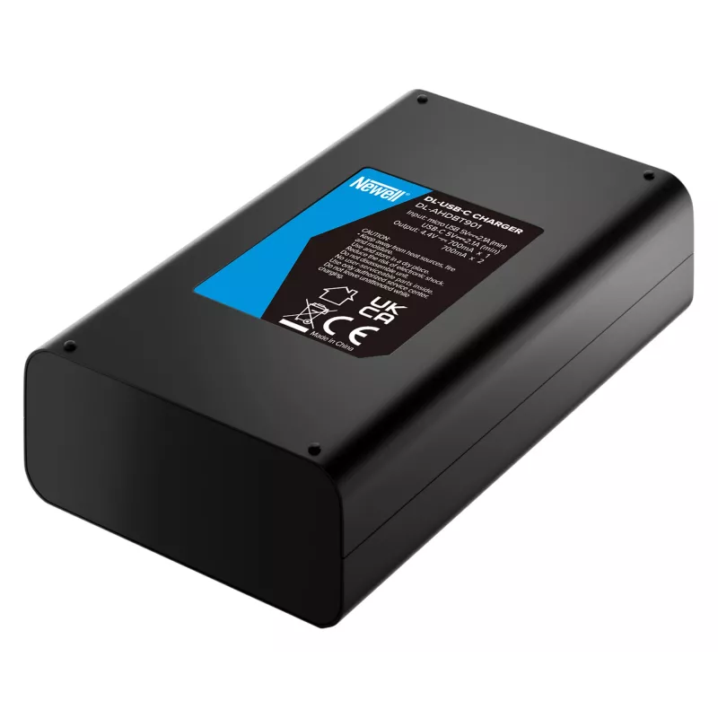 Newell caricabatterie USB-C a doppio canale per batterie GoPro AHDBT-901