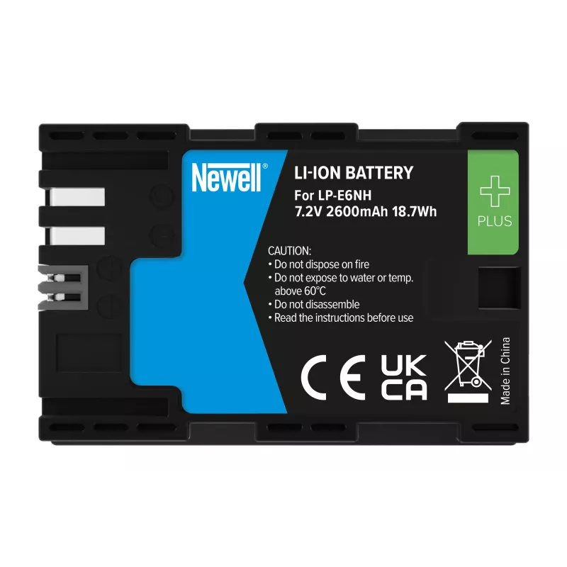 Newell Akumulator Plus batteria ricaricabile sostitutiva LP-E6NH per Canon
