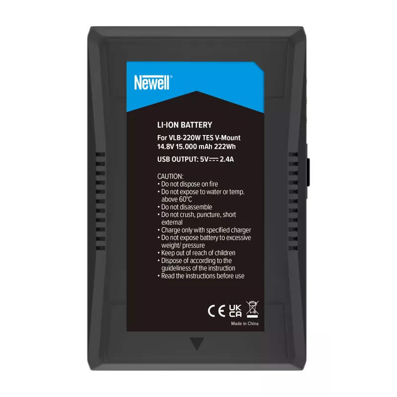 Newell VLB-220W TES batteria ricaricabile V-Mount Li-Ion 220Wh