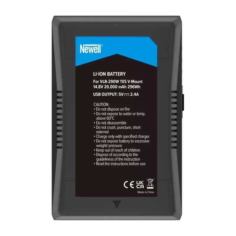 Newell VLB-290W TES batteria ricaricabile V-Mount 290Wh