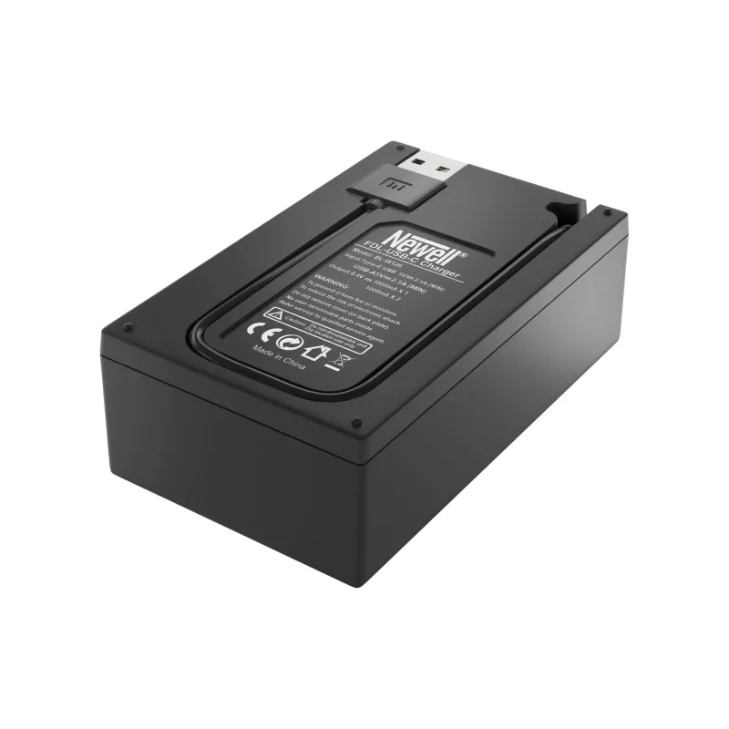 Newell caricabatterie FDL-USB-C a doppio canale per batterie Fujifilm NP-W126