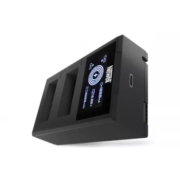 Newell caricabatterie FDL-USB-C a doppio canale per batterie Canon LP-E12