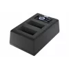 Newell caricabatterie FDL-USB-C a doppio canale per batterie Canon LP-E12
