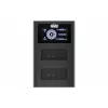 Newell caricabatterie FDL-USB-C a doppio canale per batterie Canon LP-E12