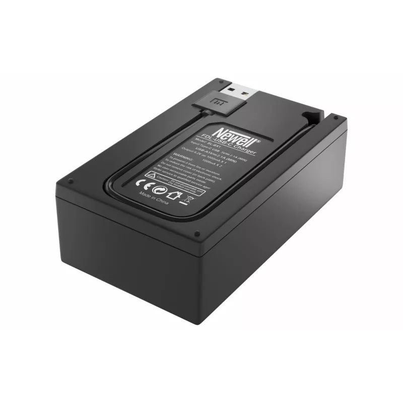 Newell caricabatterie FDL-USB-C a doppio canale per batterie Sony NP-BX1