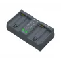 Newell caricabatterie a doppio canale BC-18B per batterie Nikon EN-EL18