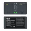 Newell caricabatterie a doppio canale BC-18B per batterie Nikon EN-EL18