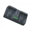 Newell caricabatterie a doppio canale BC-18B per batterie Nikon EN-EL18