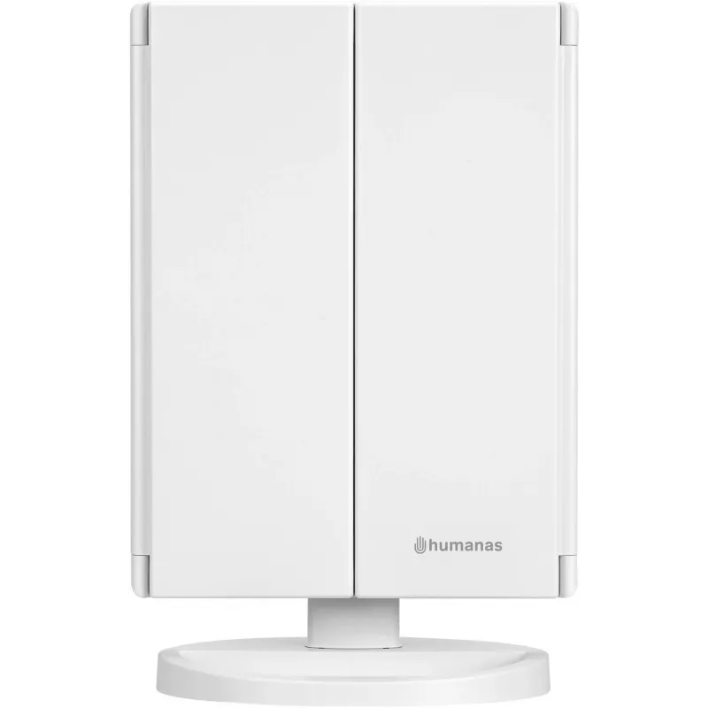 Humanas HS-ML04 Specchio da trucco LED con illuminazione - bianco