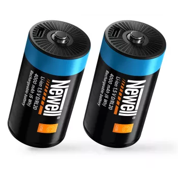 Newell D/R20 Batteria ricaricabile USB-C 4000 mAh confezione da 2 blister