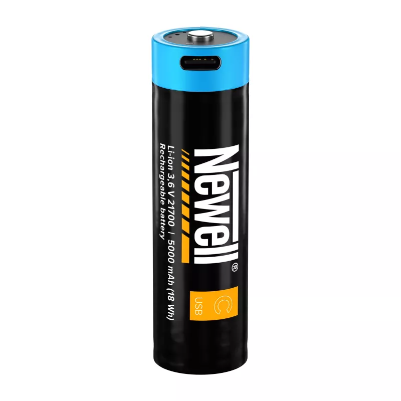 Newell 21700 USB-C 5000 mAh Batteria ricaricabile Li-Ion (confezione da 2, blister)