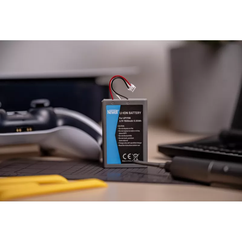 Newell Batteria ricaricabile di ricambio LIP1708 per controller Sony PlayStation 5 DualSense